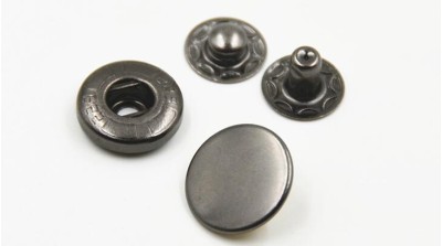 ZJ    銅質四合扣  襯衫扣 細節-1